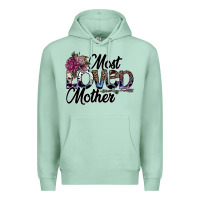 Seafoam most loved mother Premium Hoodie - SublimationCraftShop