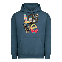 Pigment Midnight Navy Love crown of thorns Easter Day Urban Hoodie - CowGirlArtShop