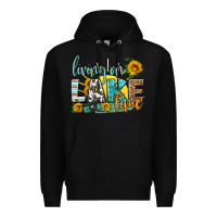 Black living on lake time Premium Hoodie - HRA Design Shop
