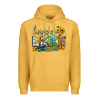Mustard living on lake time Premium Hoodie - HRA Design Shop