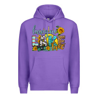 Purple living on lake time Premium Hoodie - HRA Design Shop