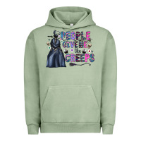 Pigment Oil Green people give me the creeps Urban Hoodie - CowhideDigitalArt