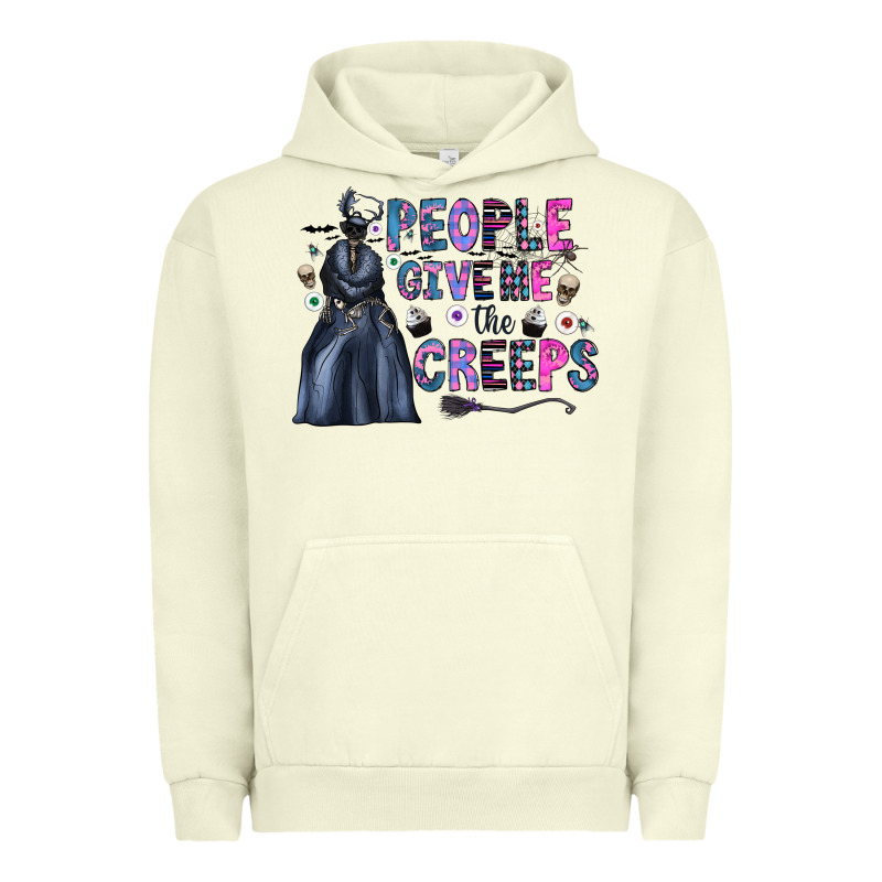 People Give Me The Creeps Urban Hoodie by CowhideDigitalArt | Teevron