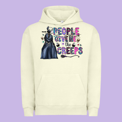 People Give Me The Creeps Urban Hoodie Designed By Cowhidedigitalart