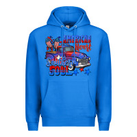 True Royal American heart southern soul truck 4th of july Premium Hoodie - CowGirlArtShop