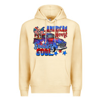 Pina Colada American heart southern soul truck 4th of july Premium Hoodie - CowGirlArtShop