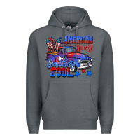 Rock American heart southern soul truck 4th of july Premium Hoodie - CowGirlArtShop