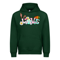 Foreset Green Love Easter bunny Easter Day Urban Hoodie - CowGirlArtShop