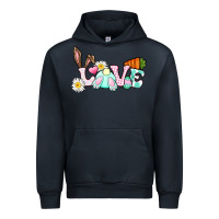 Navy Love Easter bunny Easter Day Urban Hoodie - CowGirlArtShop
