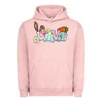 Pigment Salmon Love Easter bunny Easter Day Urban Hoodie - CowGirlArtShop