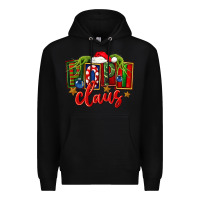 Black Christmas popi claus Premium Hoodie - FaDigitalArtStudio