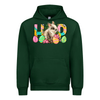 Forest Green Hop Rabbit Easter Urban Hoodie - Neo Western