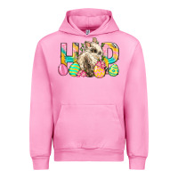 Fuchsia Pink Hop Rabbit Easter Urban Hoodie - Neo Western