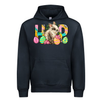 Navy Hop Rabbit Easter Urban Hoodie - Neo Western