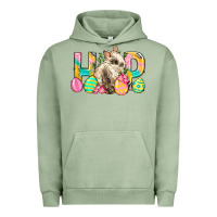 Pigment Oil Green Hop Rabbit Easter Urban Hoodie - Neo Western