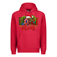 Cardinal Christmas popi claus Premium Hoodie - FaDigitalArtStudio