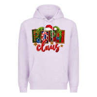 Lilac Christmas popi claus Premium Hoodie - FaDigitalArtStudio