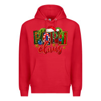 Red Christmas popi claus Premium Hoodie - FaDigitalArtStudio