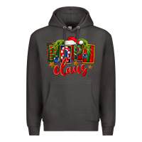 Smoke Christmas popi claus Premium Hoodie - FaDigitalArtStudio