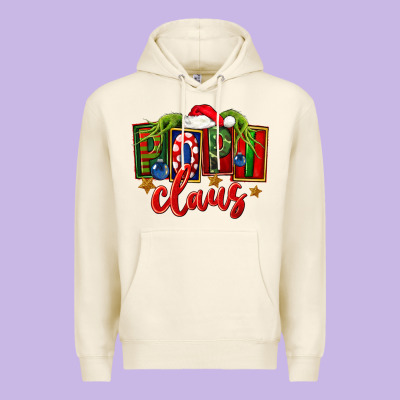 Christmas Popi Claus Premium Hoodie Designed By Fadigitalartstudio