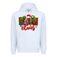 White Christmas popi claus Premium Hoodie - FaDigitalArtStudio