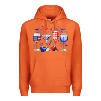 Carrot 4th of July wine glasses Premium Hoodie - Neo Western