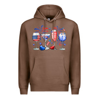 Chestnut 4th of July wine glasses Premium Hoodie - Neo Western