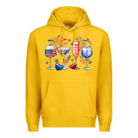 Lemon 4th of July wine glasses Premium Hoodie - Neo Western