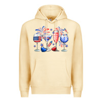 Pina Colada 4th of July wine glasses Premium Hoodie - Neo Western