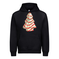 Black white christmas cake Urban Hoodie - FaDigitalArtStudio