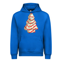 Cobalt white christmas cake Urban Hoodie - FaDigitalArtStudio