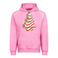 Fuchsia Pink white christmas cake Urban Hoodie - FaDigitalArtStudio