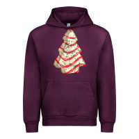 Mauve Wine white christmas cake Urban Hoodie - FaDigitalArtStudio