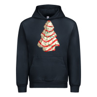 Navy white christmas cake Urban Hoodie - FaDigitalArtStudio