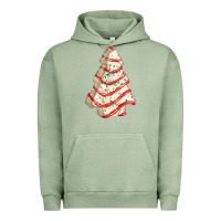 Pigment Oil Green white christmas cake Urban Hoodie - FaDigitalArtStudio