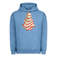 Pigment Pebble Blue white christmas cake Urban Hoodie - FaDigitalArtStudio