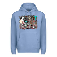Colony Blue not today heifer Premium Hoodie - SublimationCraftShop