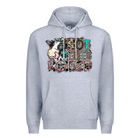 Heather Grey not today heifer Premium Hoodie - SublimationCraftShop