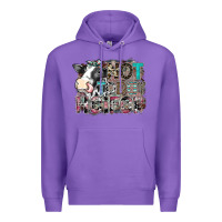 Purple not today heifer Premium Hoodie - SublimationCraftShop