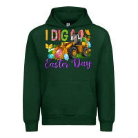 Forest Green I dig Easter Day Urban Hoodie - Neo Western