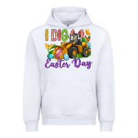 White I dig Easter Day Urban Hoodie - Neo Western