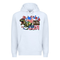 White Rawrrr in the USA 4th of july Premium Hoodie - CowGirlArtShop