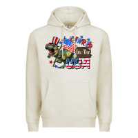 Oatmeal Heather Rawrrr in the USA 4th of july Premium Hoodie - CowGirlArtShop