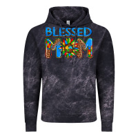 Cloud Black blessed mom autism Vintage Hoodie - AdoDesignShop