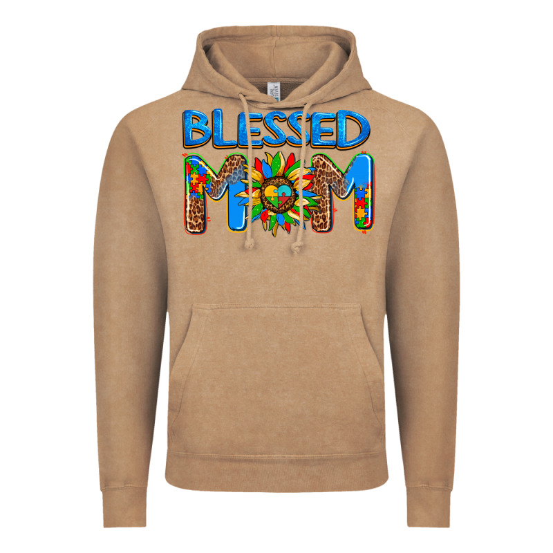 Blessed Mom Autism Vintage Hoodie by AdoDesignShop | Teevron