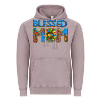 Vintage Zinc blessed mom autism Vintage Hoodie - AdoDesignShop