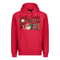 Cardinal afro santa's favorite volleyball player for christ Premium Hoodie - FaDigitalArtStudio