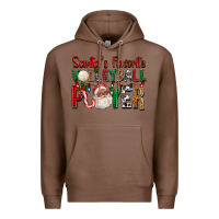 Chestnut afro santa's favorite volleyball player for christ Premium Hoodie - FaDigitalArtStudio