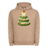 Pigment Burro white christmas cookie cake Urban Hoodie - FaDigitalArtStudio