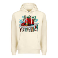 Sandshell happy yeehawliday Premium Hoodie - CowhideDigitalArt